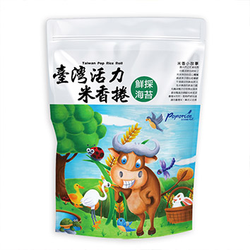 臺灣活力米香捲(鮮採海苔)_統百