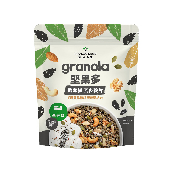 宴麥森林 堅果多 脆萃纖燕麥穀片(黑芝麻堅果)